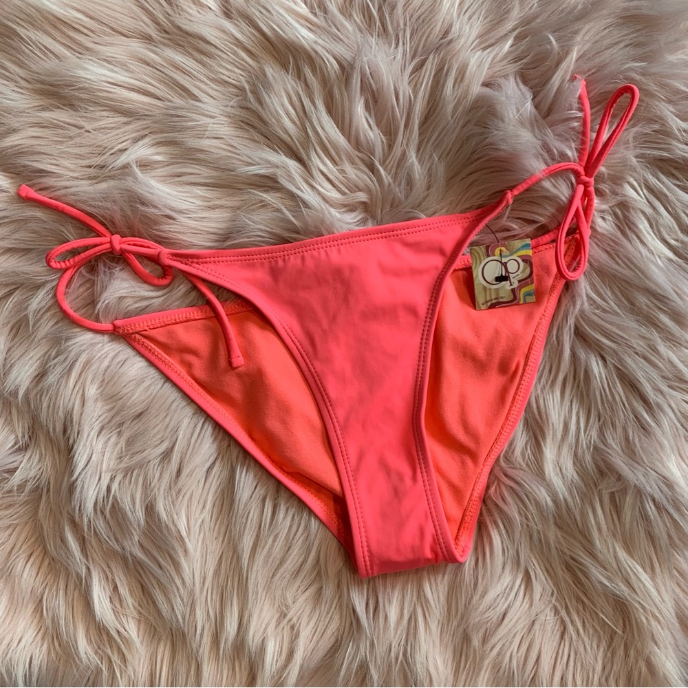 OP Neon Coral Bikini Bottom NWT